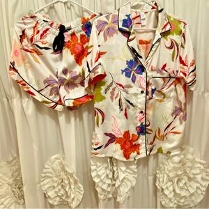 Stars Above Multicolor Floral Button Down Shirt